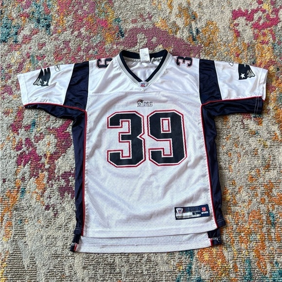 Boys Kids Laurence Maroney New England Patriots NFL Football Reebok Jersey - Picture 1 of 8
